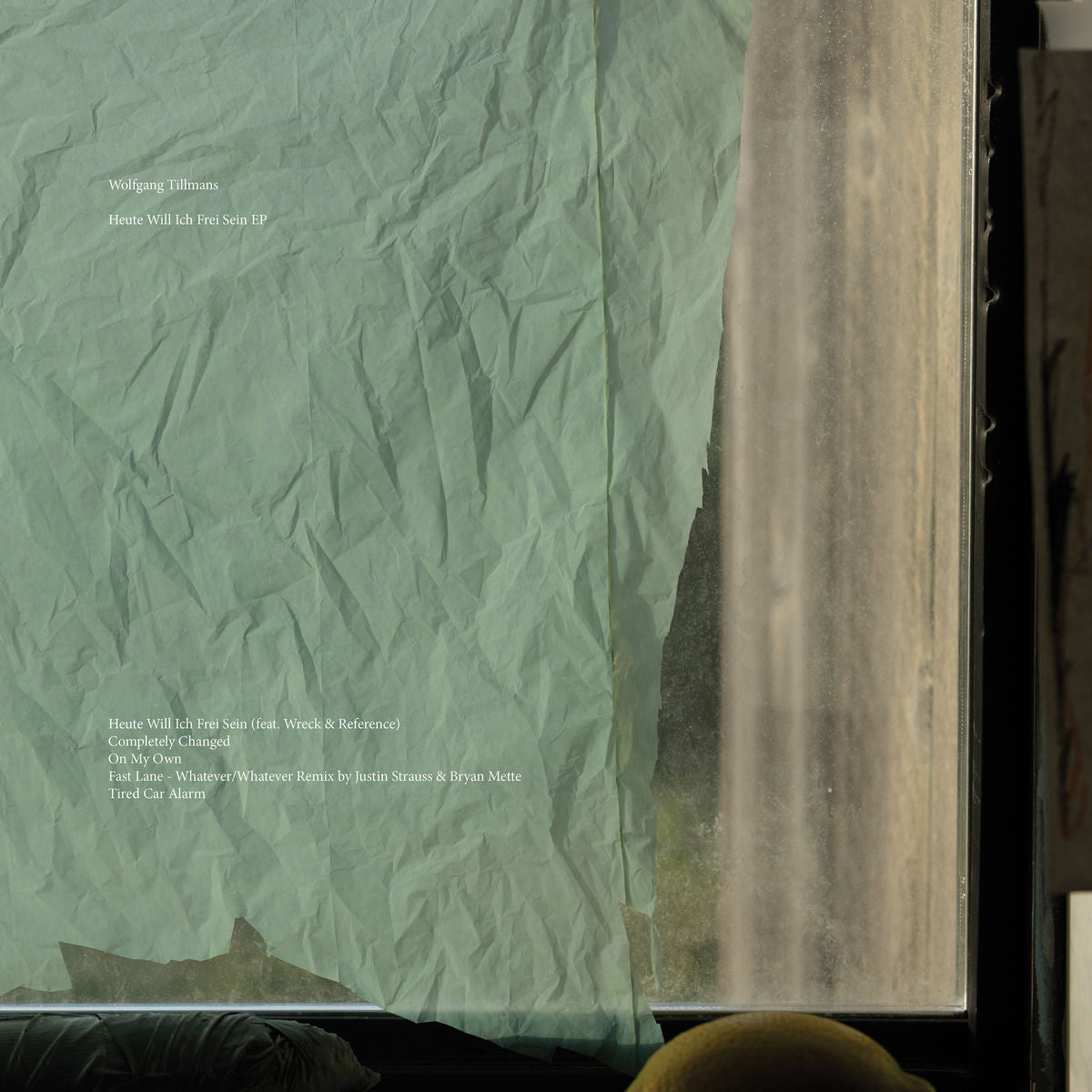 Wolfgang Tillmans – Heute Will Ich Frei Sein EP vinyl cover