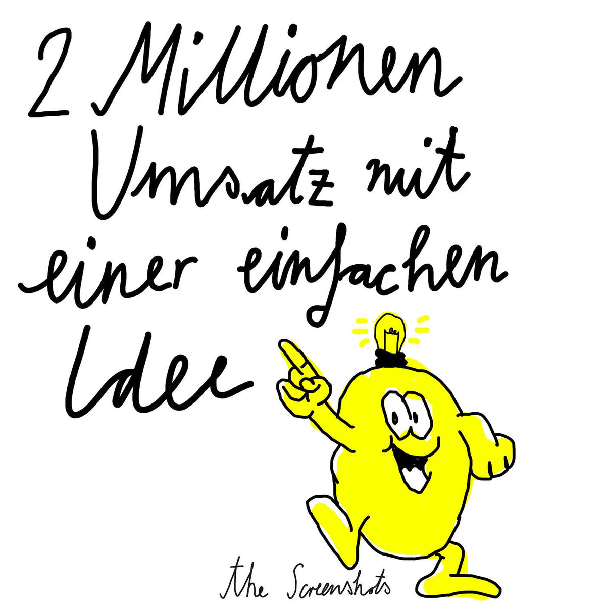 The Screenshots – 2 Millionen Umsatz mit einer einfachen Idee vinyl cover