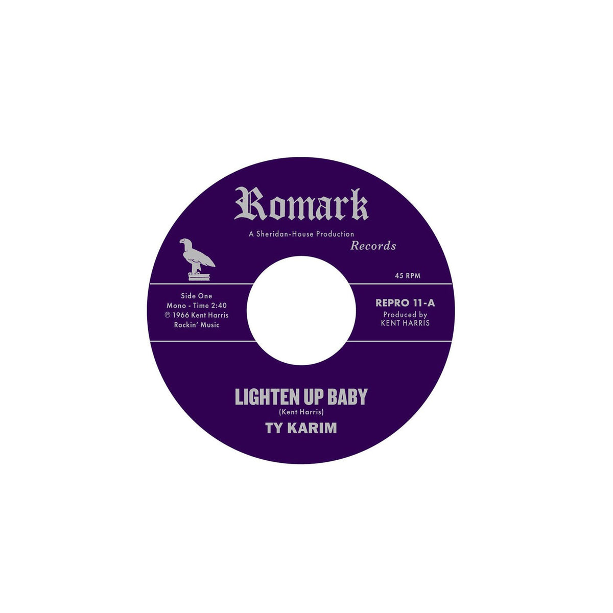 Ty Karim – Lighten Up Baby / All At Once vinyl cover