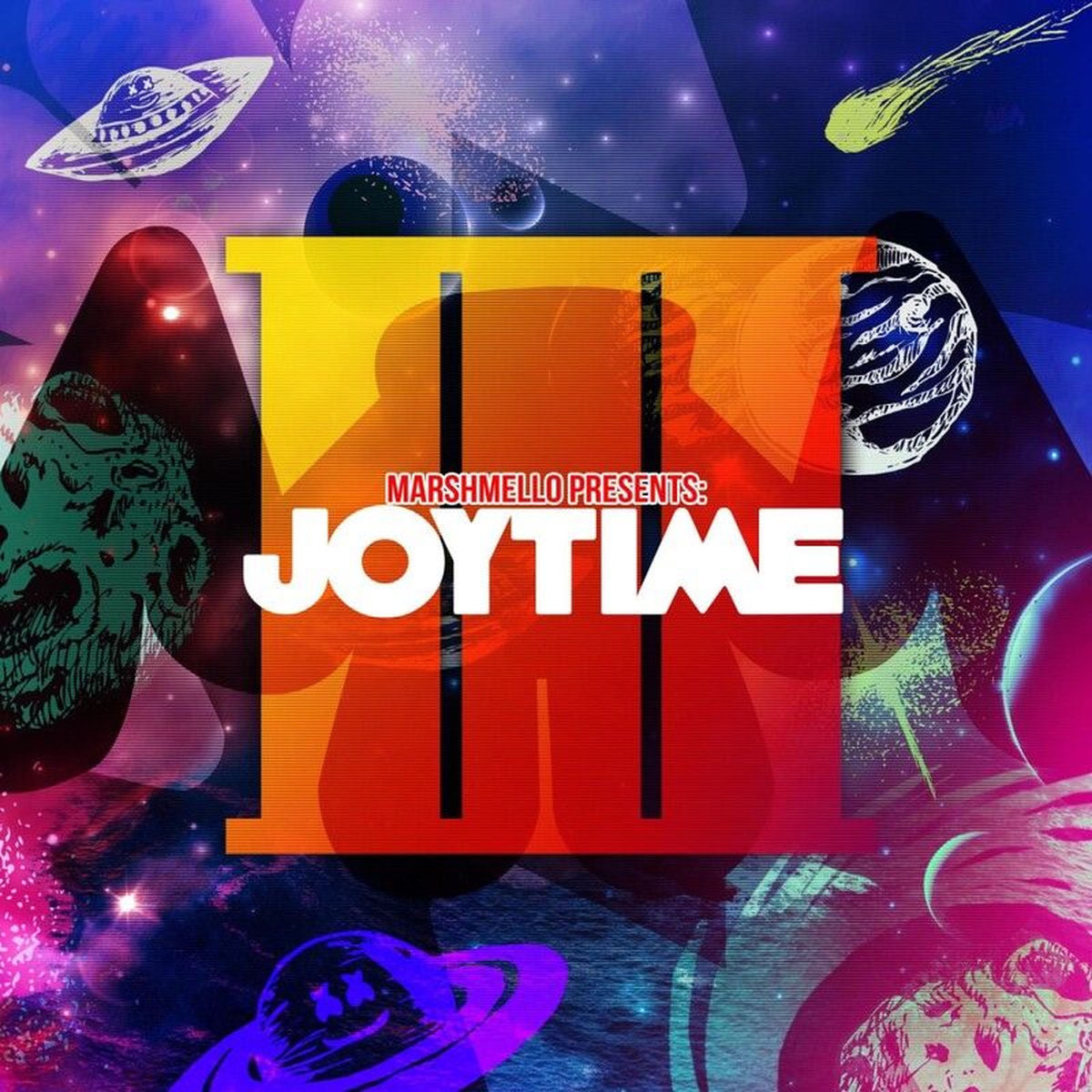 Marshmello – Joytime III vinyl record cover