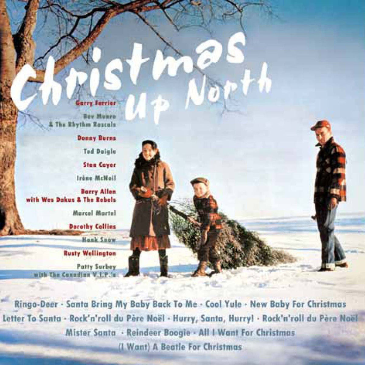 Various Artists – Christmas Up North vinyl record cover