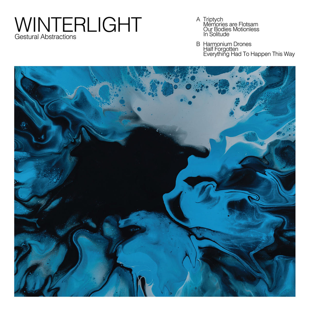 Winterlight – Gestural Abstractions vinyl record cover