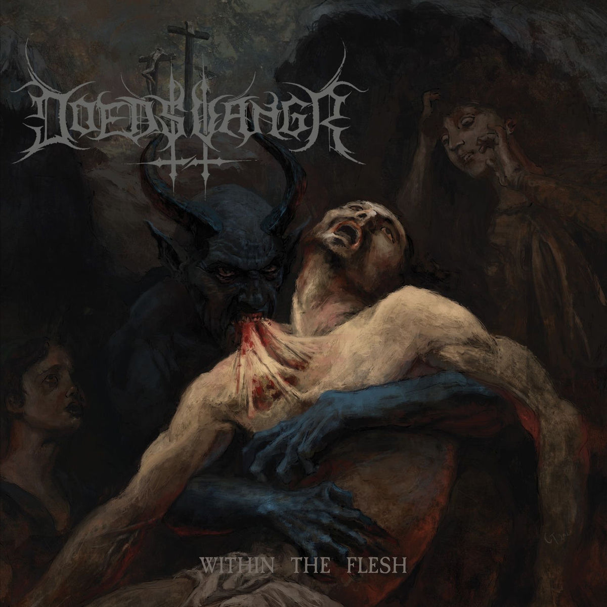 Doedsvangr – Within the Flesh (Coloured Vinyl) vinyl record cover