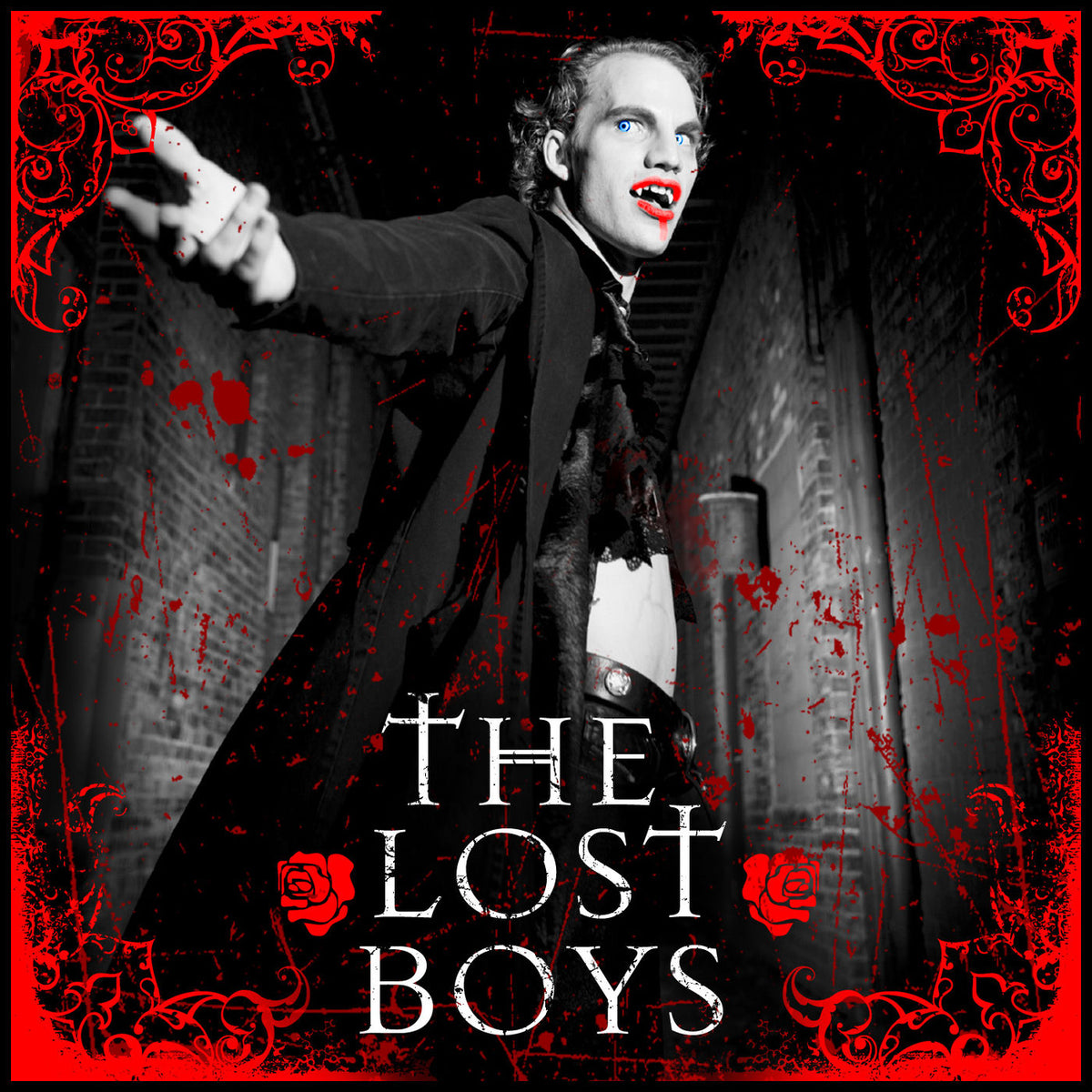 Various Artists – Lost Boys (Original Broadway Cast Recording) (Black & Red Vinyl) — record image 1