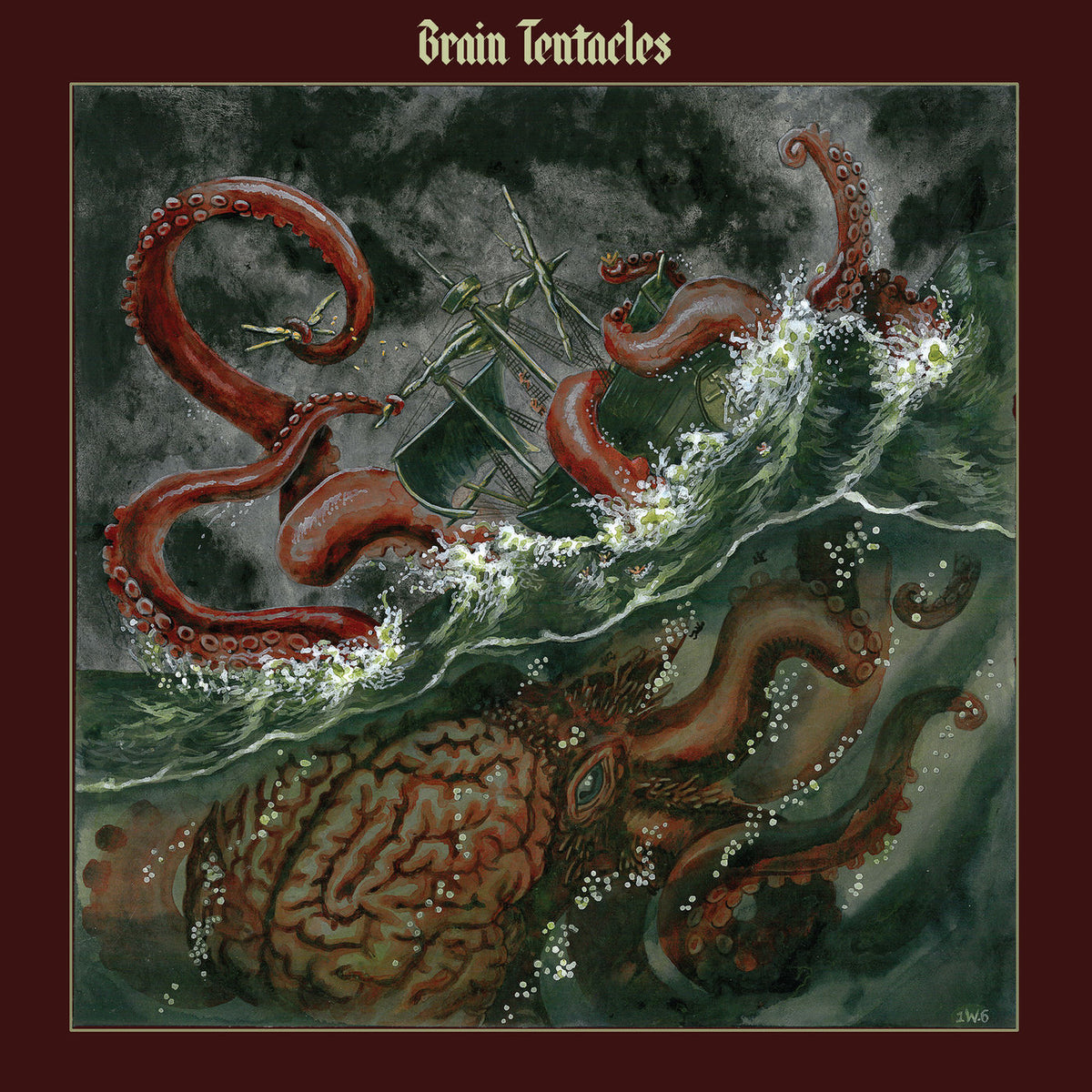 Brain Tentacles – Brain Tentacles vinyl record cover