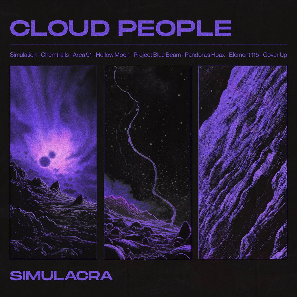 Cloud People – Simulacra vinyl record cover