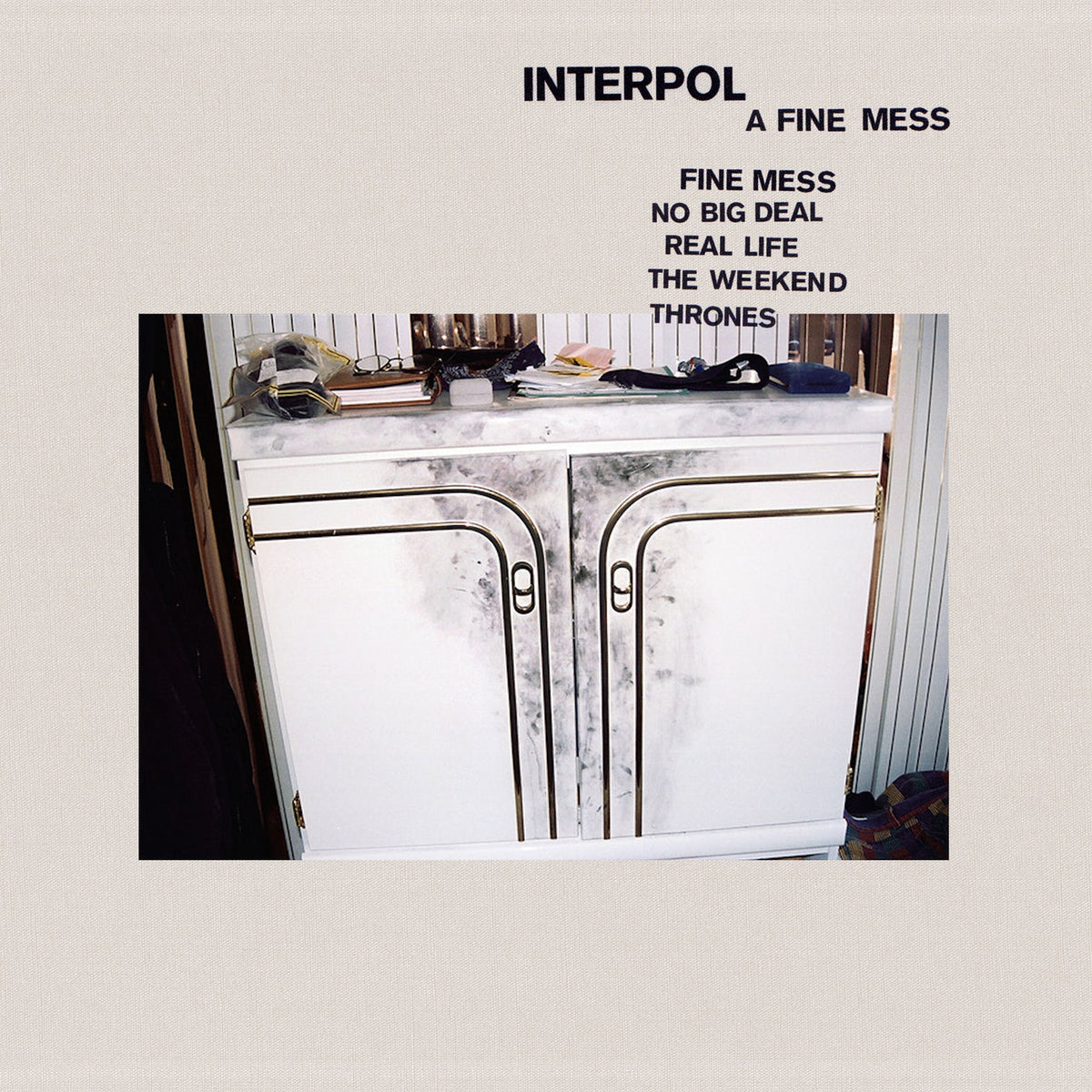 Interpol – A Fine Mess vinyl cover