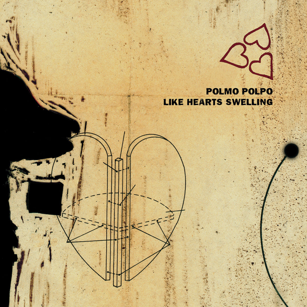 Polmo Polpo – Like Hearts Swelling vinyl record cover