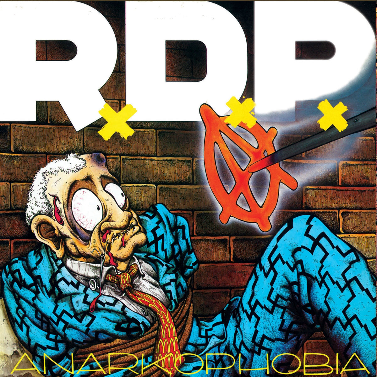 Ratos De Porao – Anarkophobia vinyl record cover