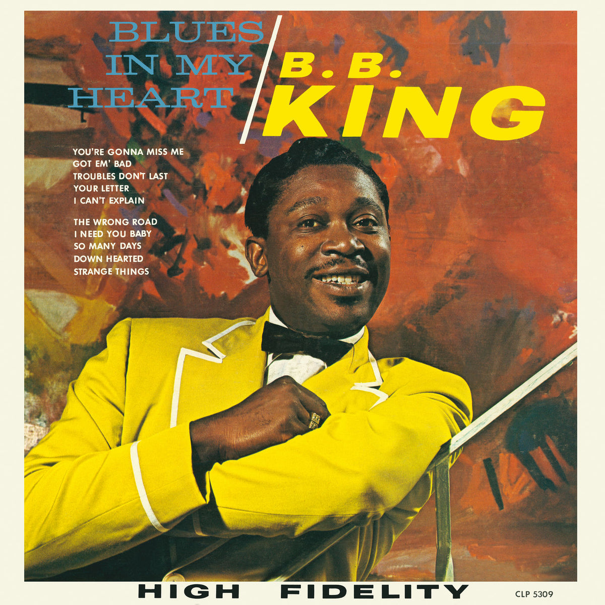 B.B. King – Blues In My Heart vinyl record cover