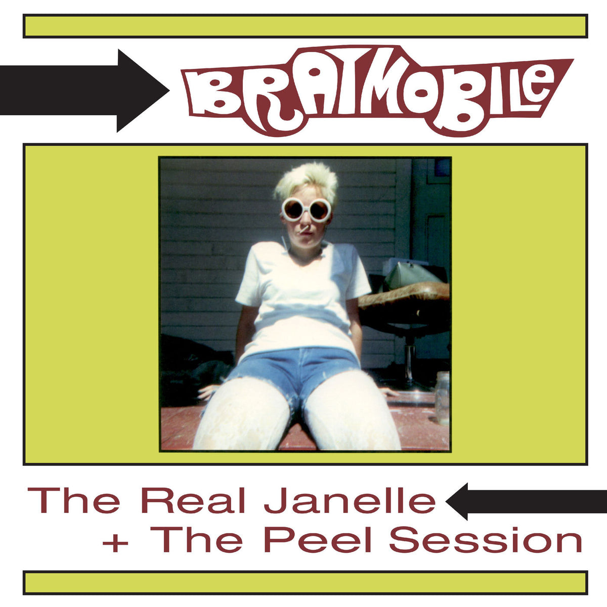 Bratmobile – The Real Janelle & the Peel Session vinyl record cover