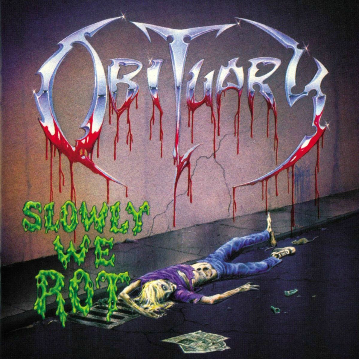 Obituary – Slowly We Rot (Remastered/expanded Edition) vinyl record cover