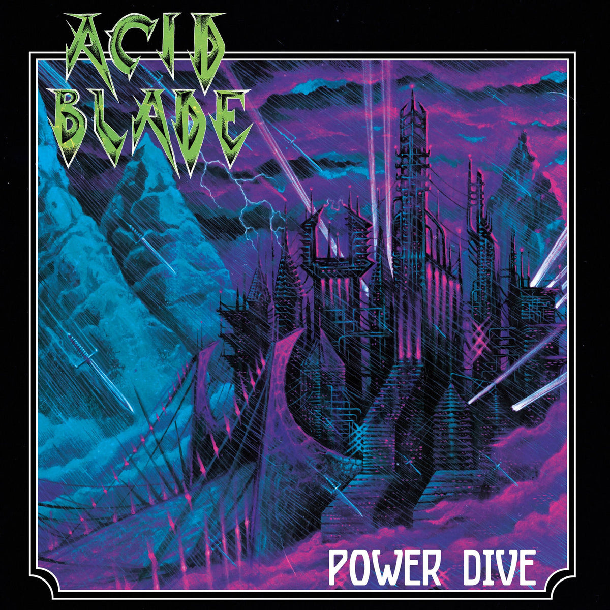 Acid Blade – Power Dive vinyl record cover