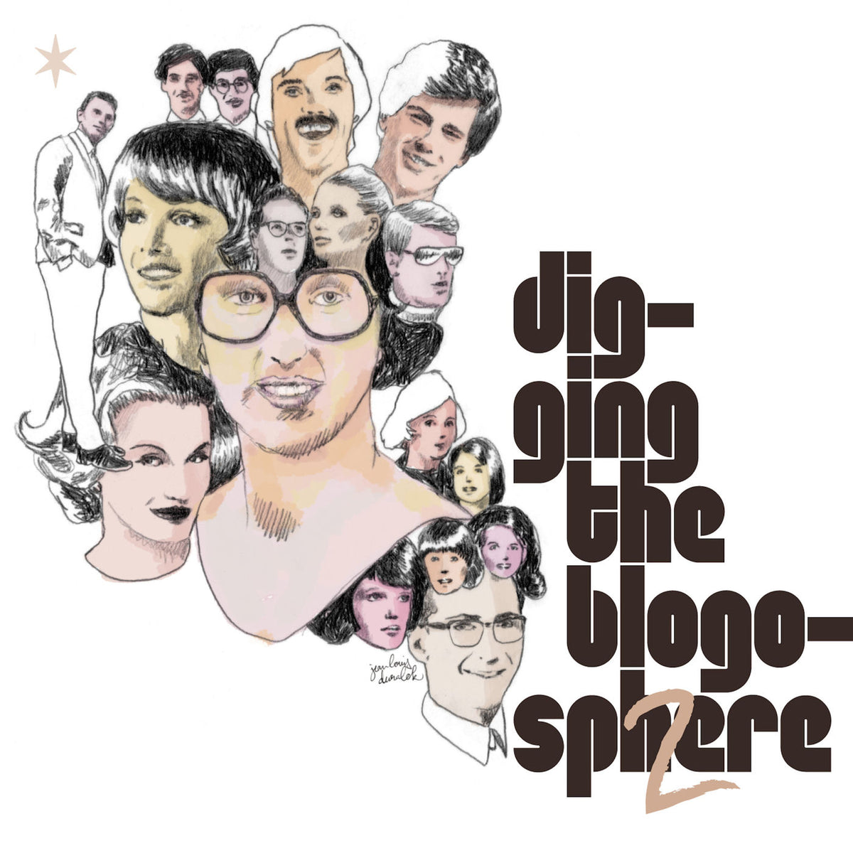 Various Artists – Digging The Blogosphere vinyl record cover