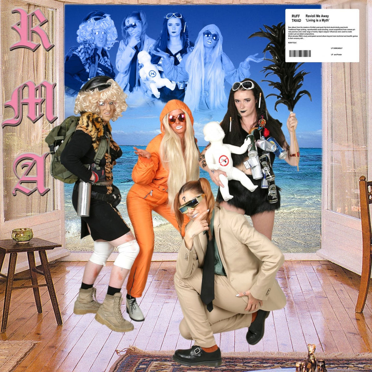 Ravioli Me Away – Living Is A Myth vinyl record cover