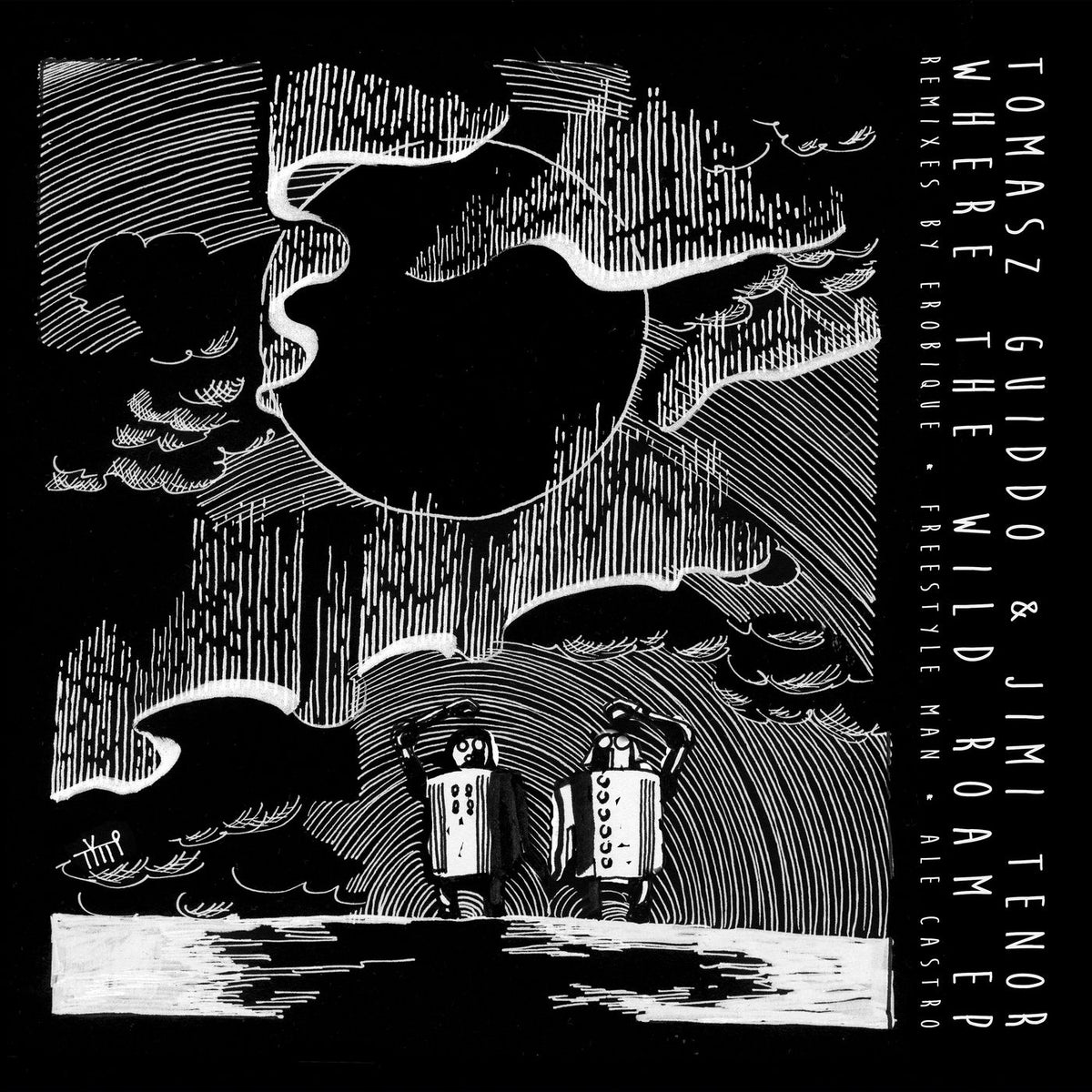 Tomasz Guiddo – Where The Wild Roam (incl. remixes by Erobique, Freestyle Man, Ale Castro) vinyl cover