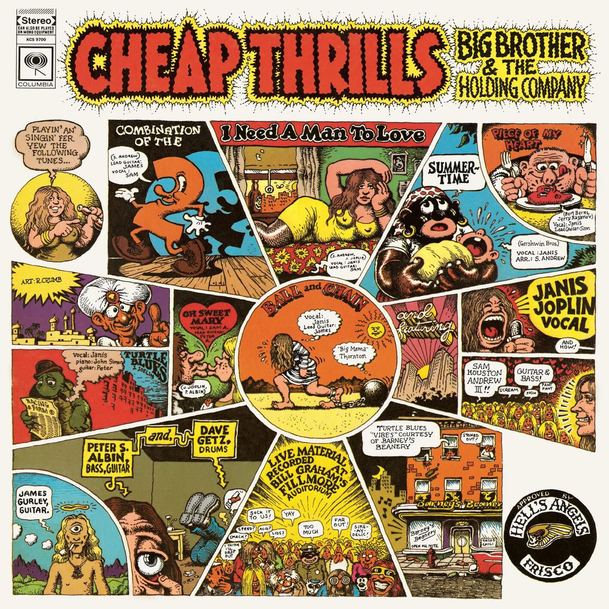 Big Brother & The Holding Company / Janis Joplin – Cheap Thrills vinyl record cover