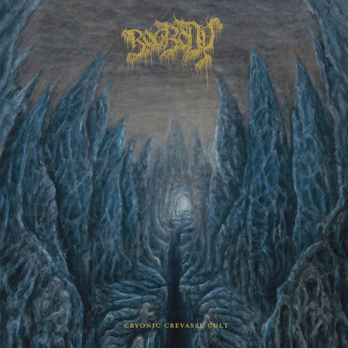 Bog Body – Cryonic Crevasse Cult vinyl record cover