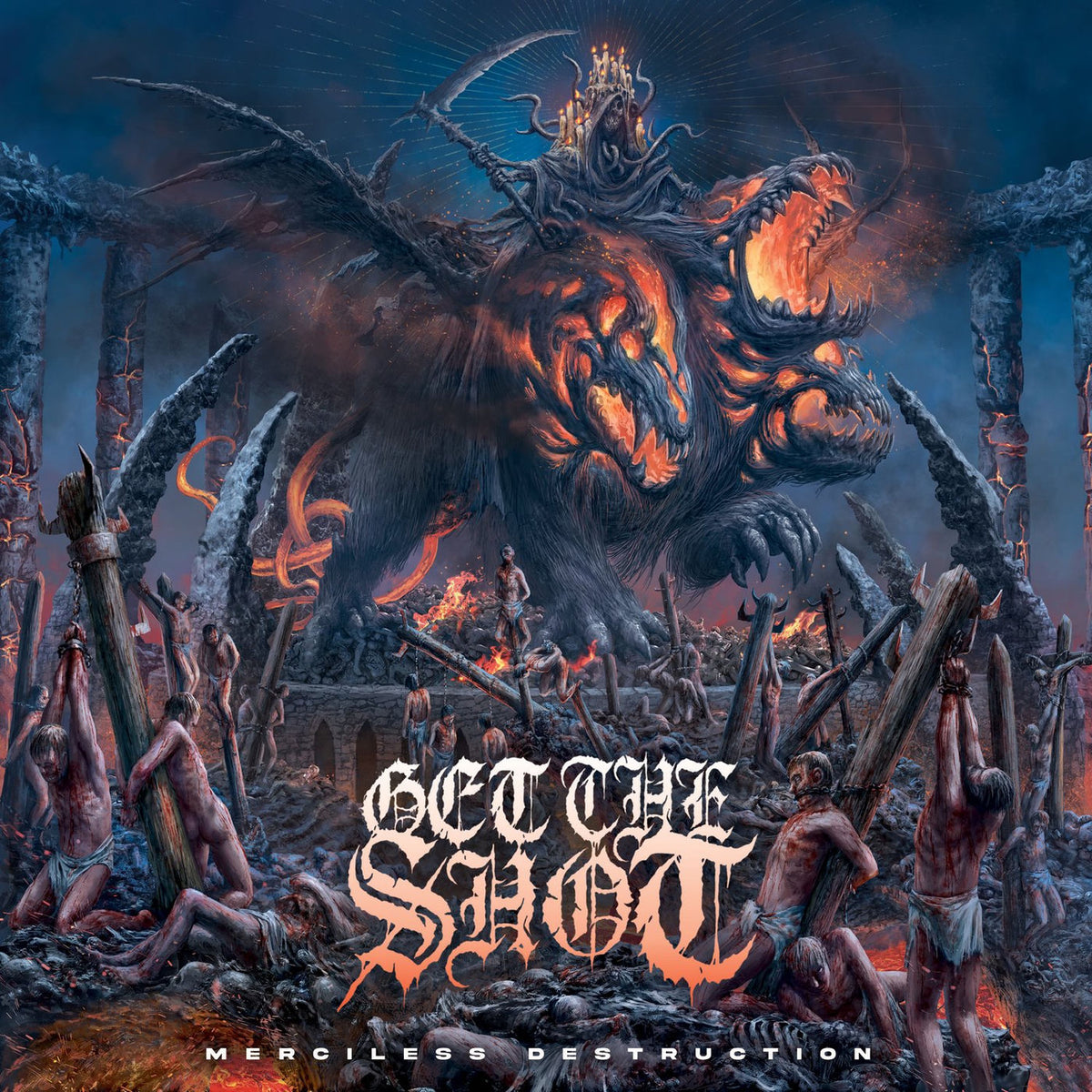 Get The Shot – Merciless Destruction vinyl record cover