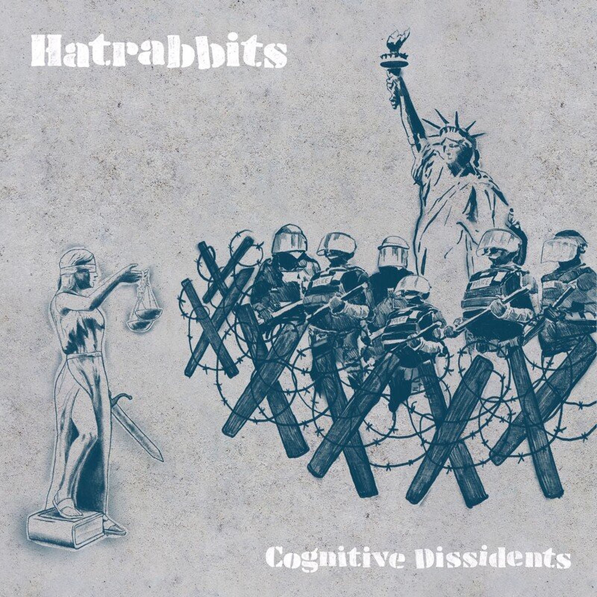Hatrabbits – Cognitive Dissidents vinyl record cover