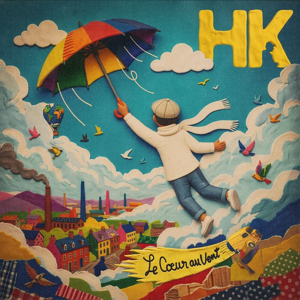 HK – Le coeur au vent vinyl cover