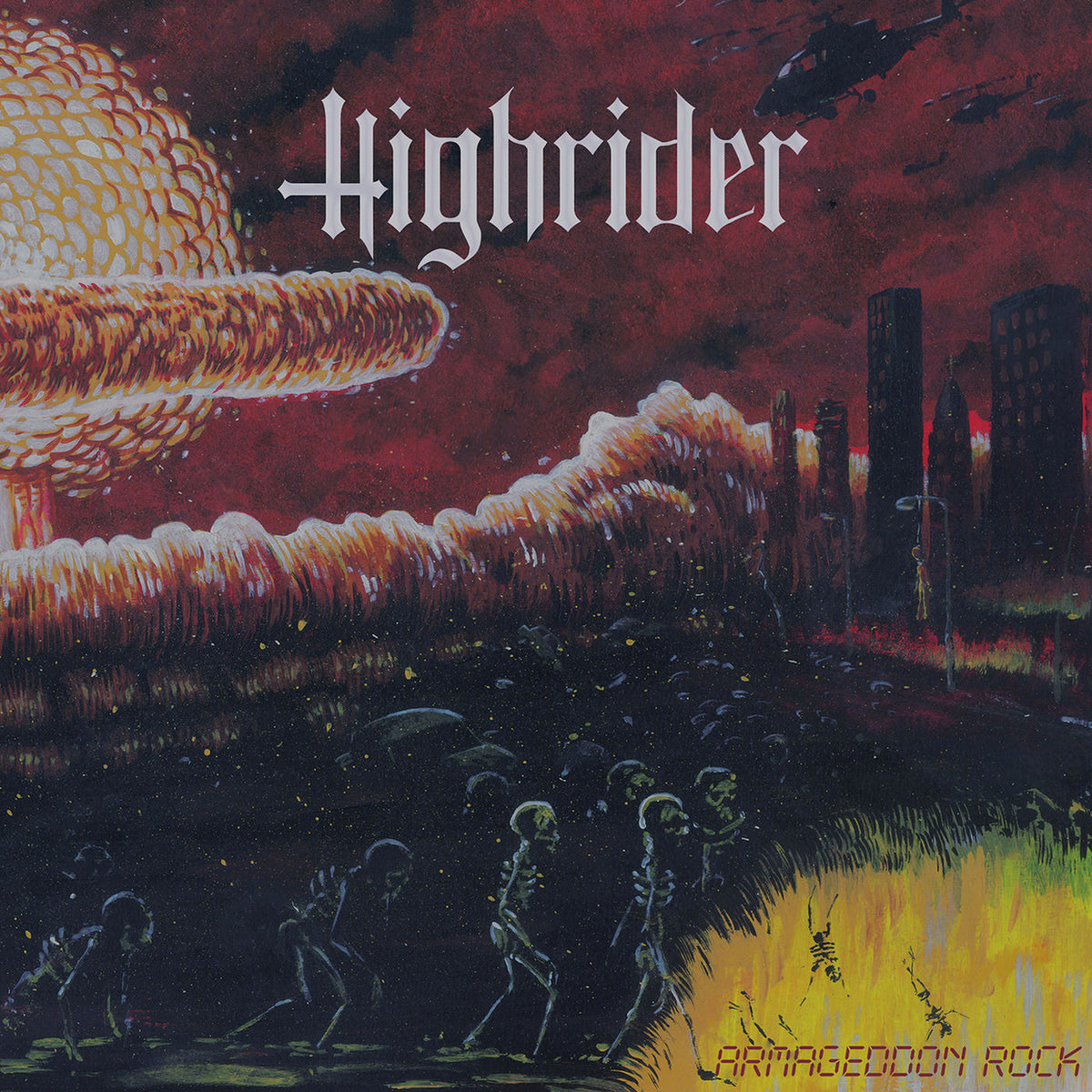 Highrider – Armageddon Rock vinyl record cover