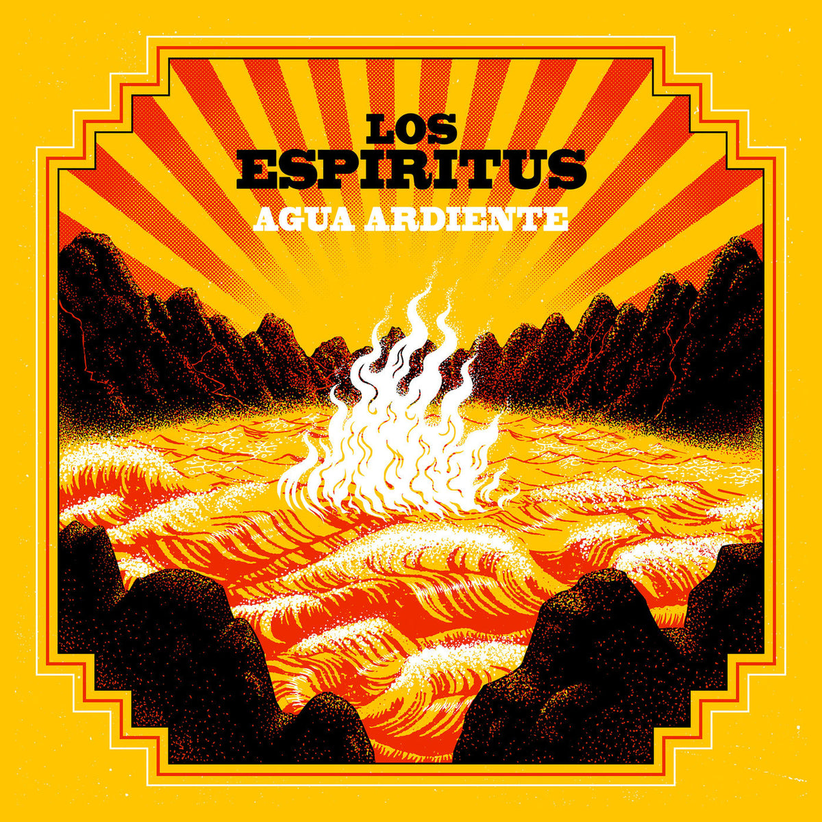 Los Espiritus – Agua Ardiente vinyl record cover