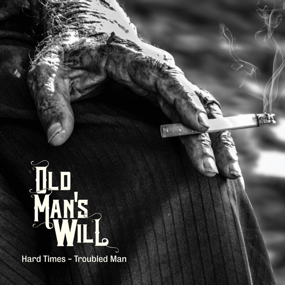Old Man'S Will – Hard Times - Troubled Man vinyl record cover