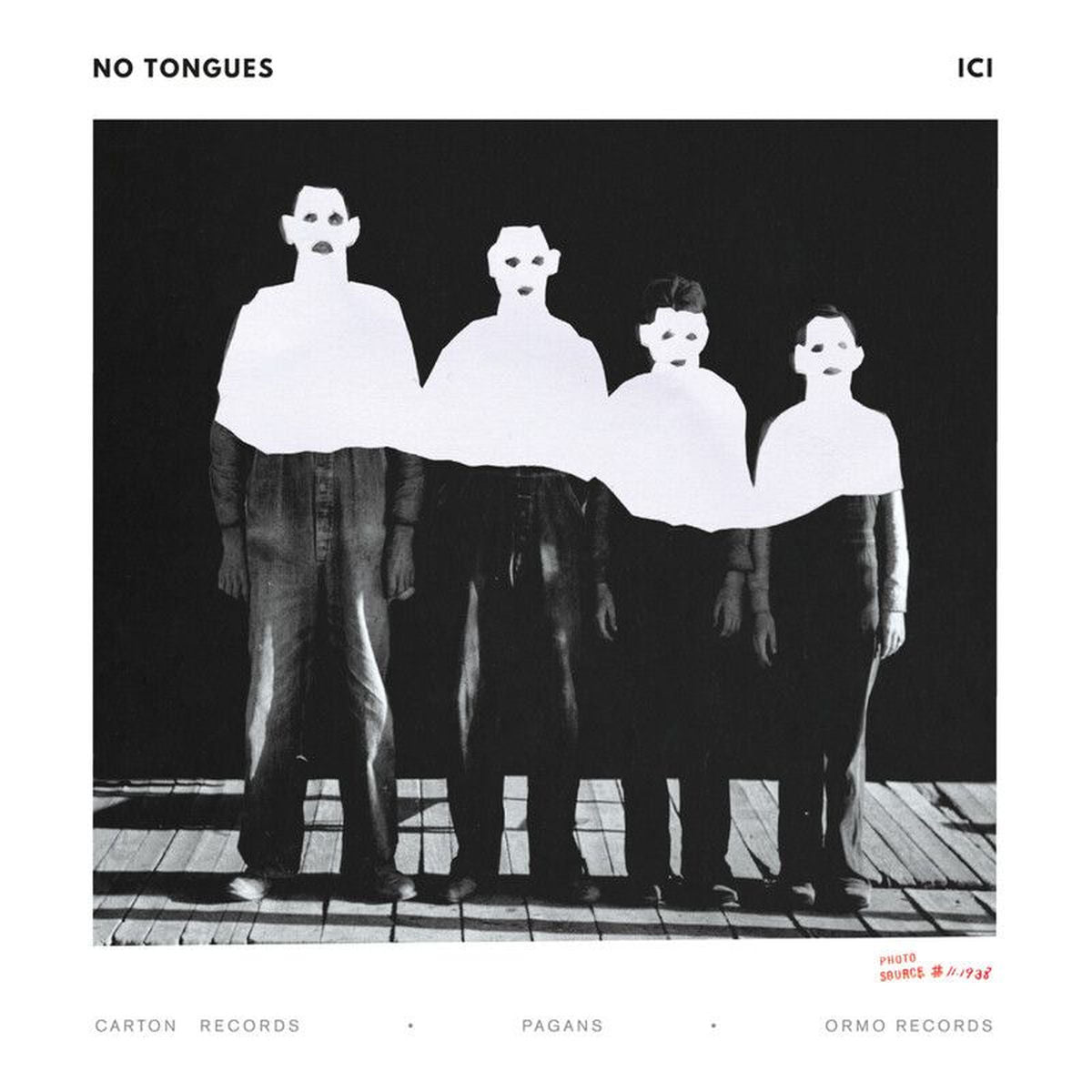 No Tongues – ICI vinyl record cover