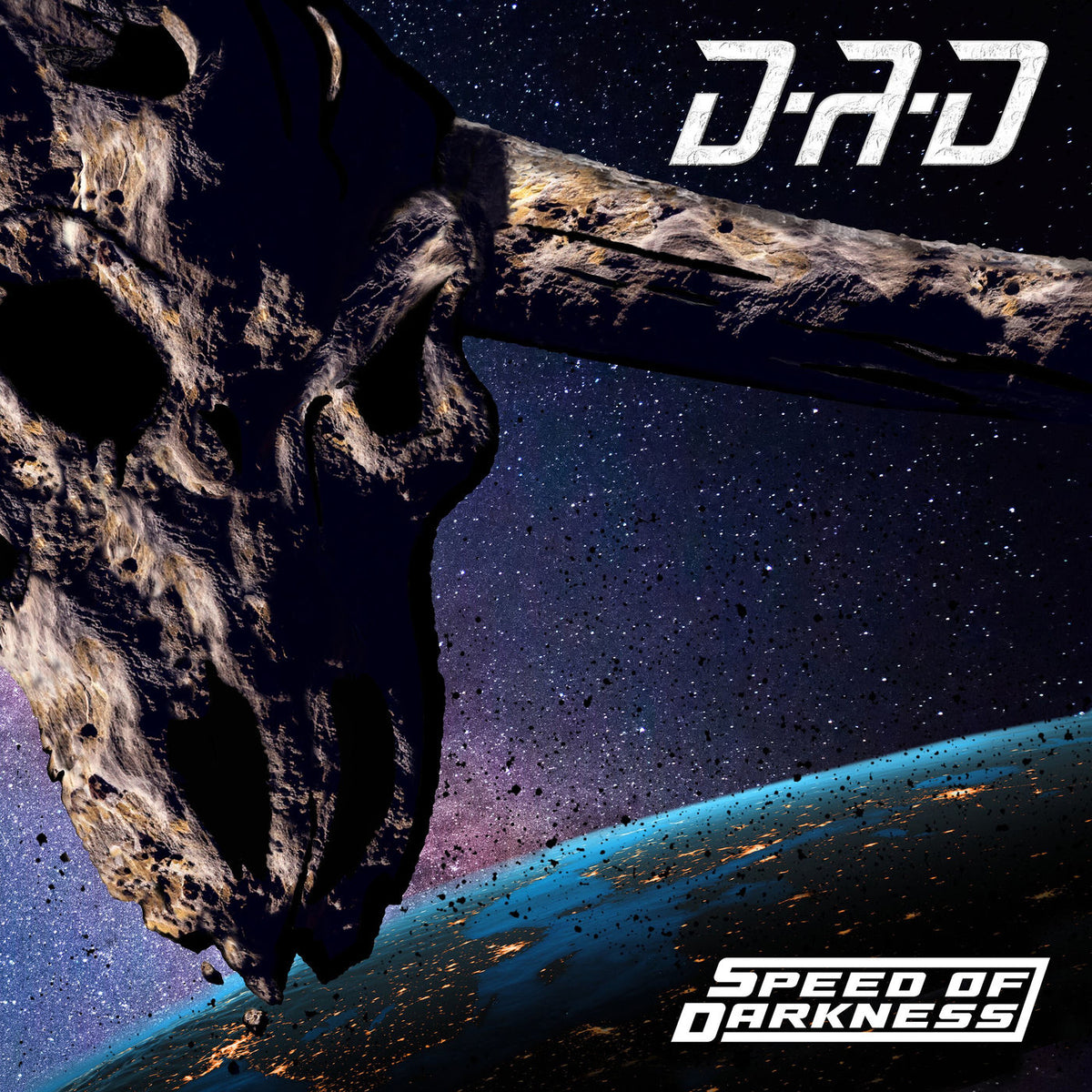 D-A-D – Speed Of Darkness (LIMITED CLEAR MAGENTA COLOURED VINYL) vinyl record cover