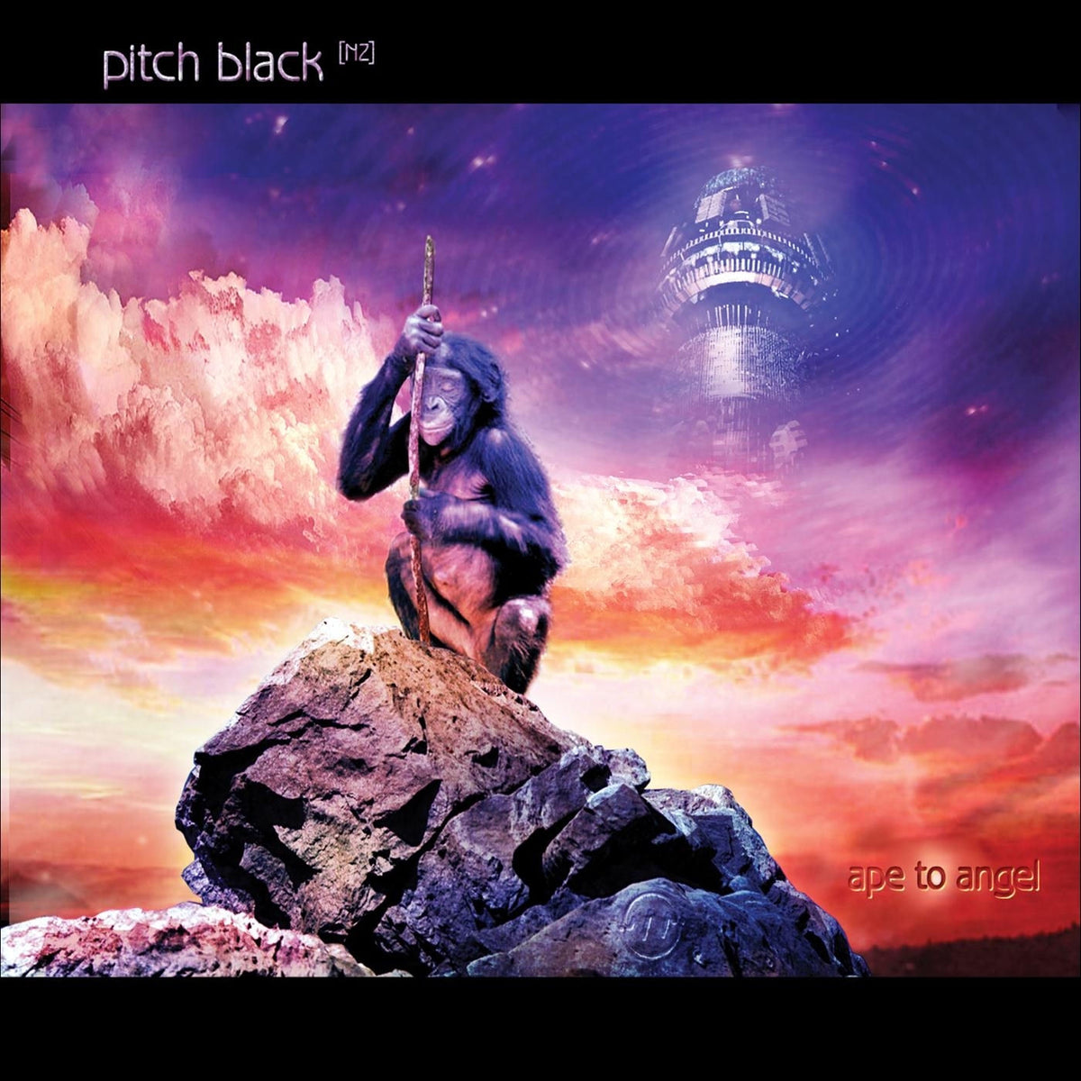 Pitch Black – Ape To Angel vinyl record cover
