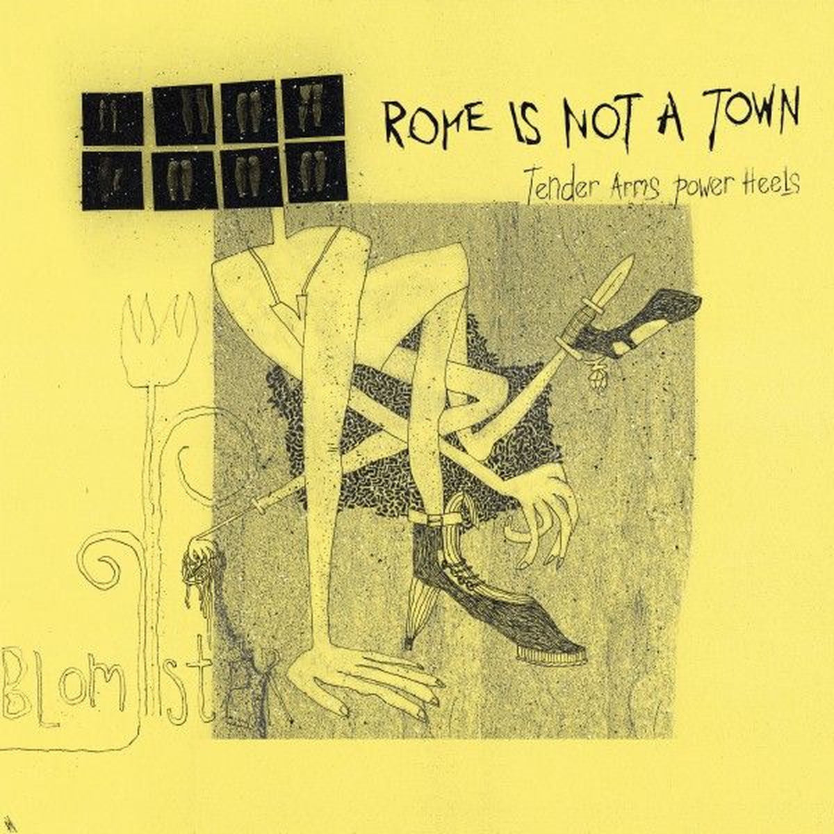 Rome Is Not a Town – Tender Arms Power Heels vinyl record cover