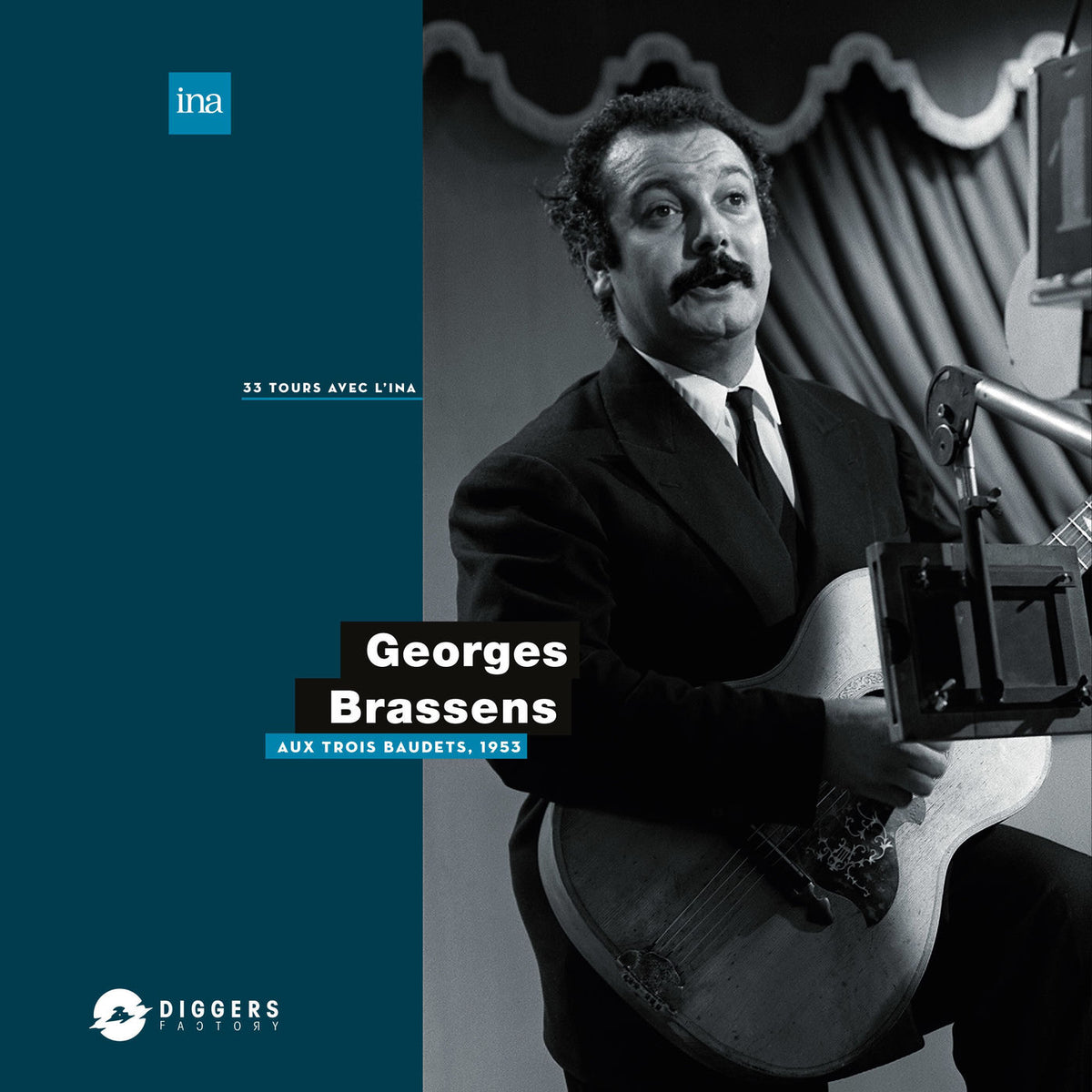 Georges Brassens – Aux Trois Baudets, 1953 vinyl cover