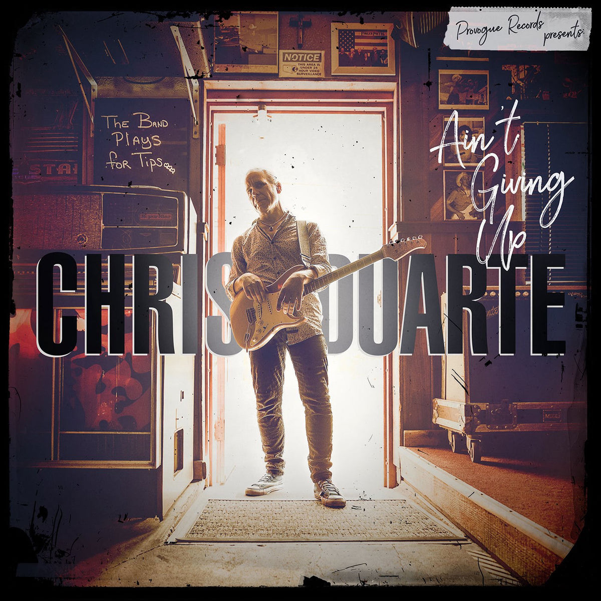 Chris Duarte – Ain't Giving Up vinyl cover