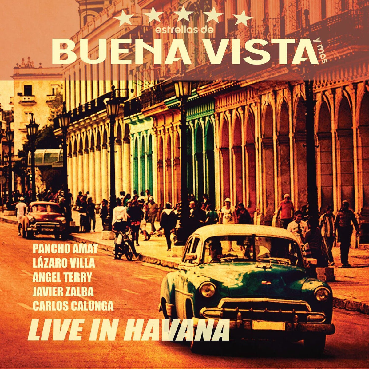 Estrellas De Buena Vista – Live In Havana vinyl record cover