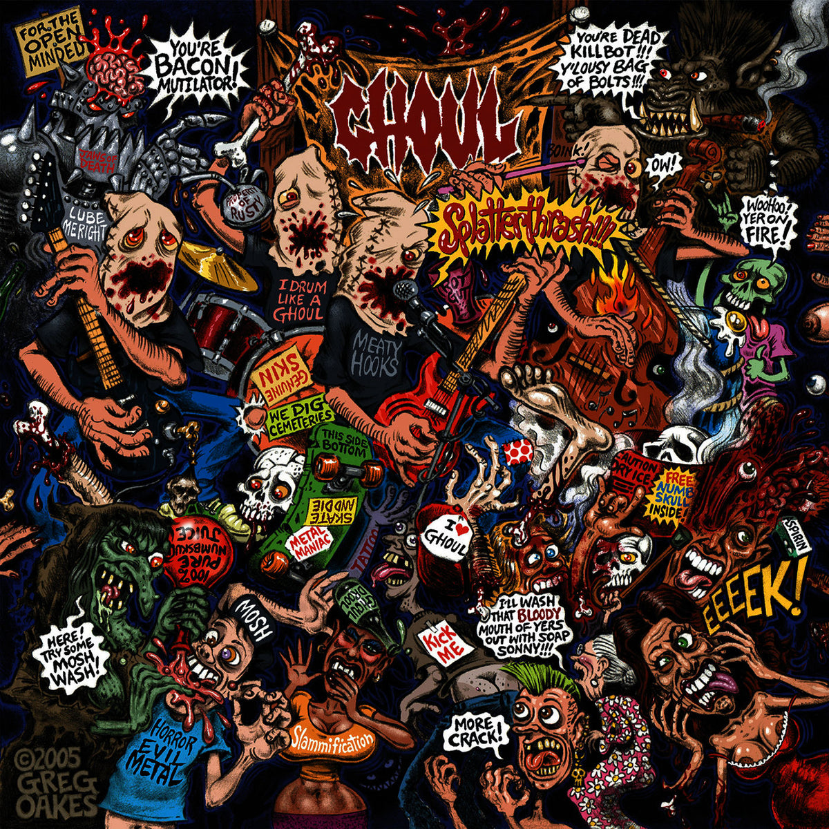 Ghoul – Splatterthrash vinyl record cover