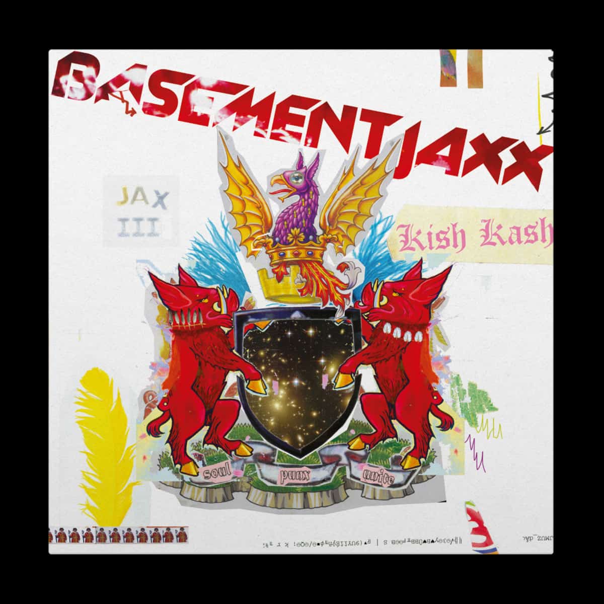Basement Jaxx – Kish Kash (Red) — record image 1