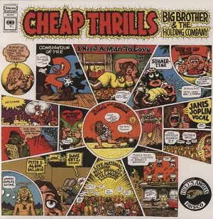 Big Brother and the Holding Company – Cheap Thrills vinyl record cover