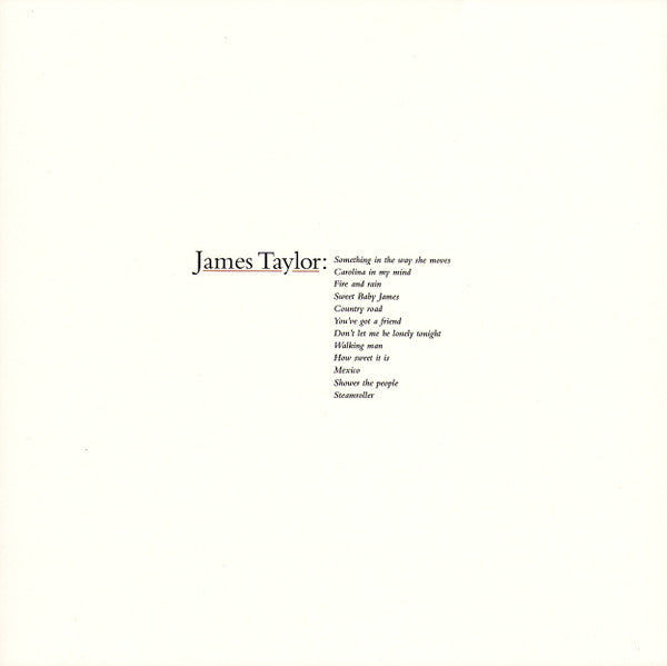 James Taylor – Greatest Hits – vinyl record