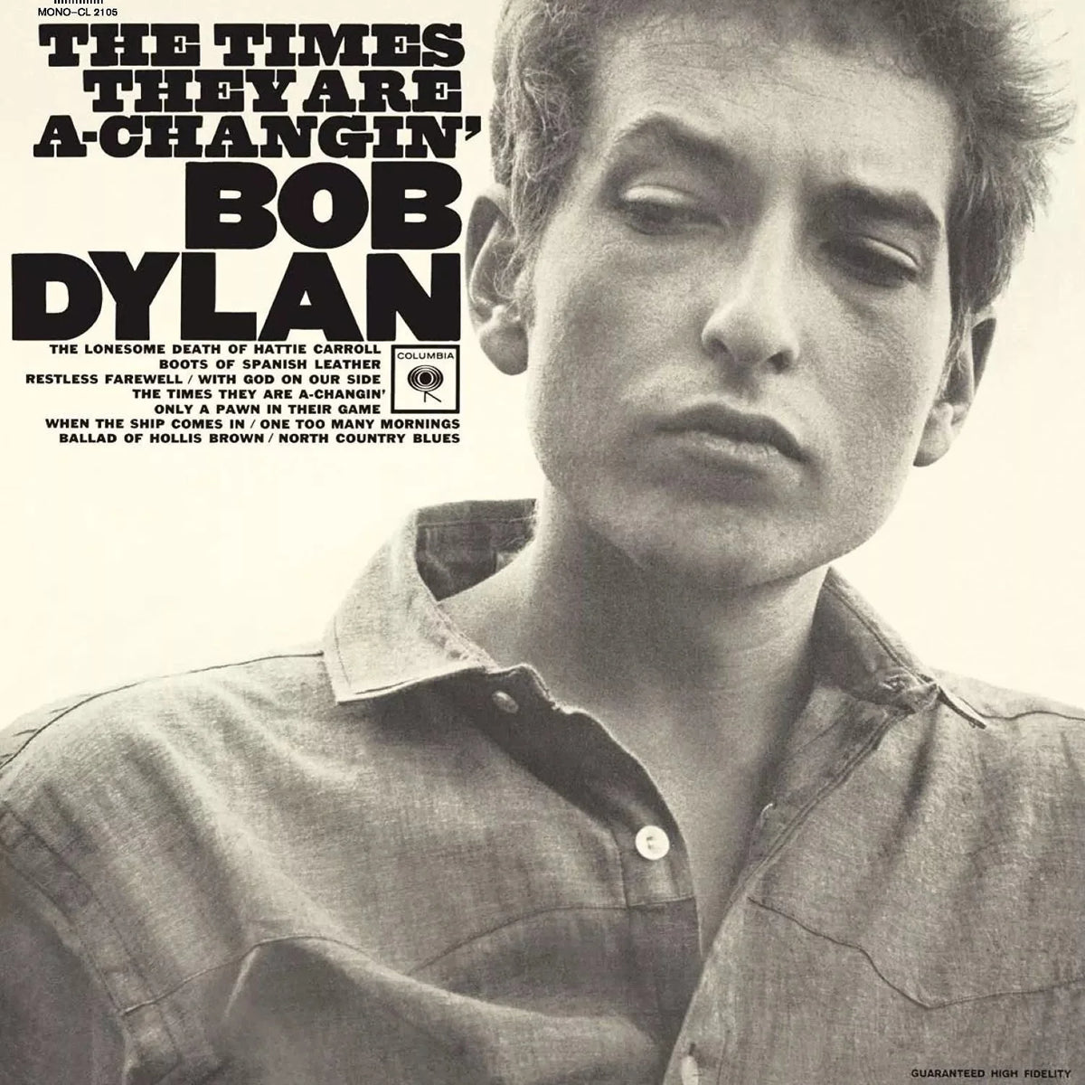 Bob Dylan – The Times They Are A-Changin' — record image 1