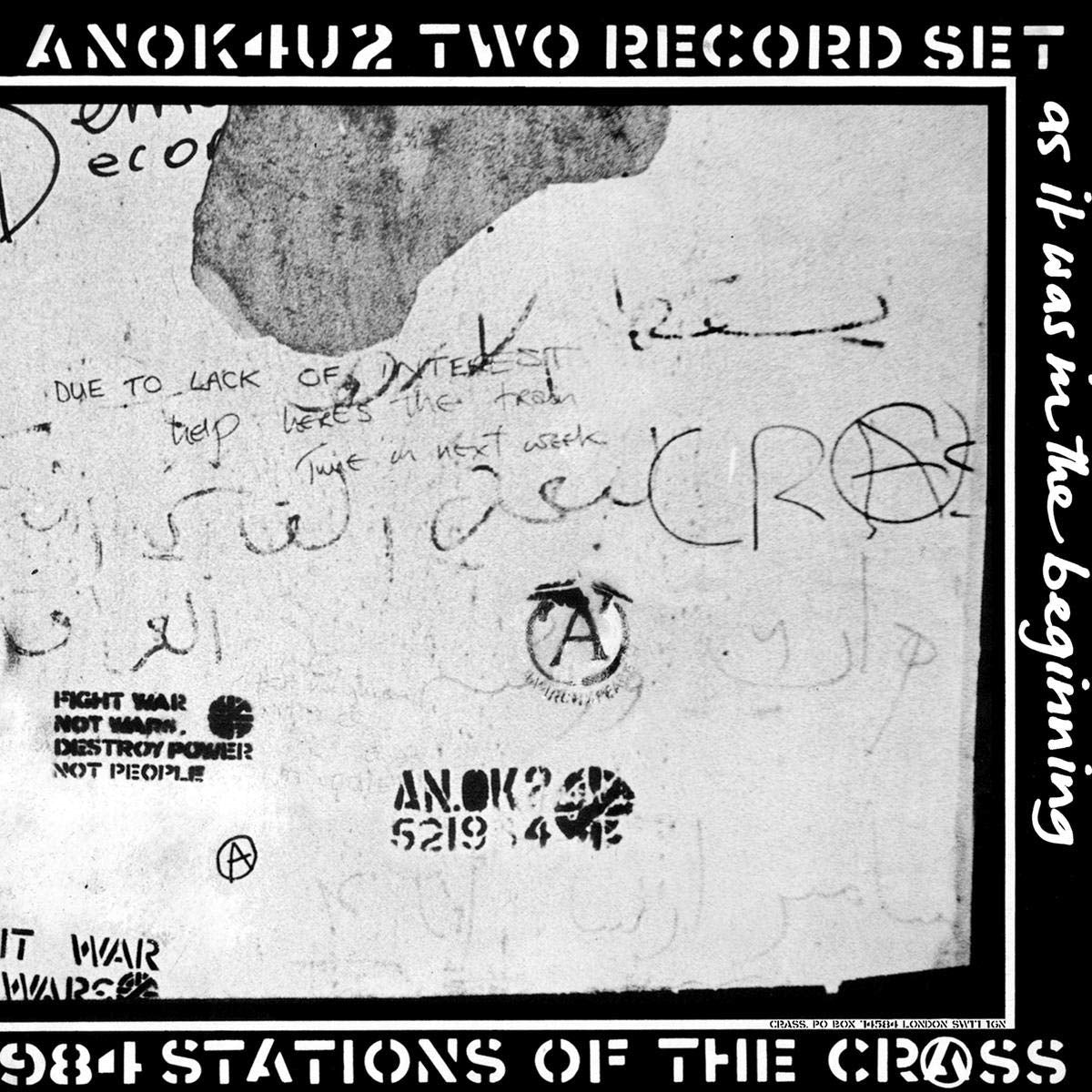 Crass – Stations of the Crass vinyl record cover