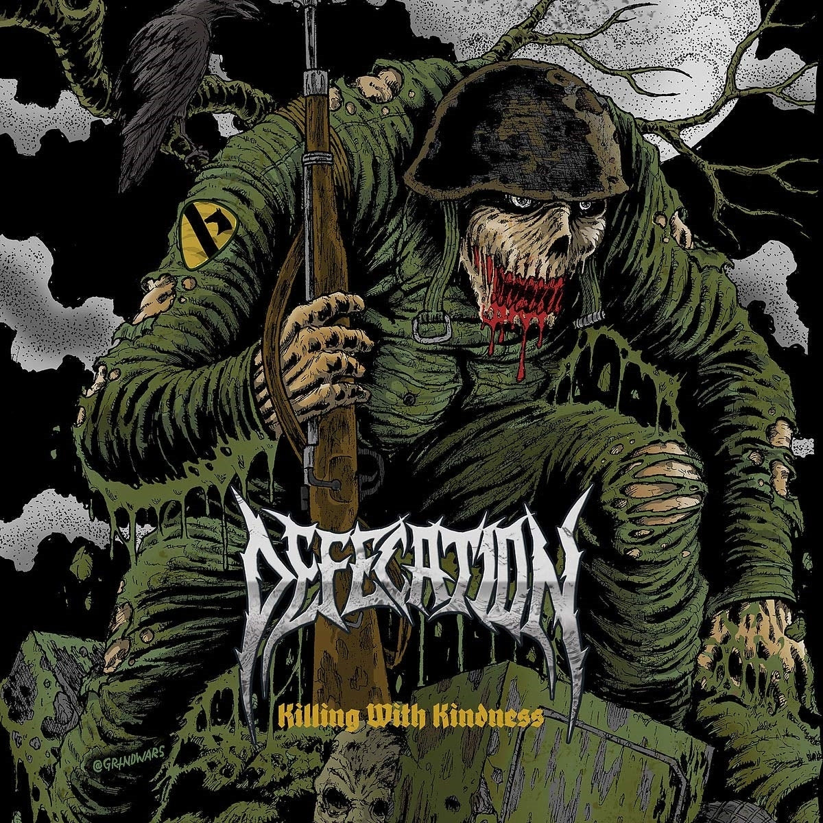 Defecation – Killing With Kindness  by Defecation vinyl record cover