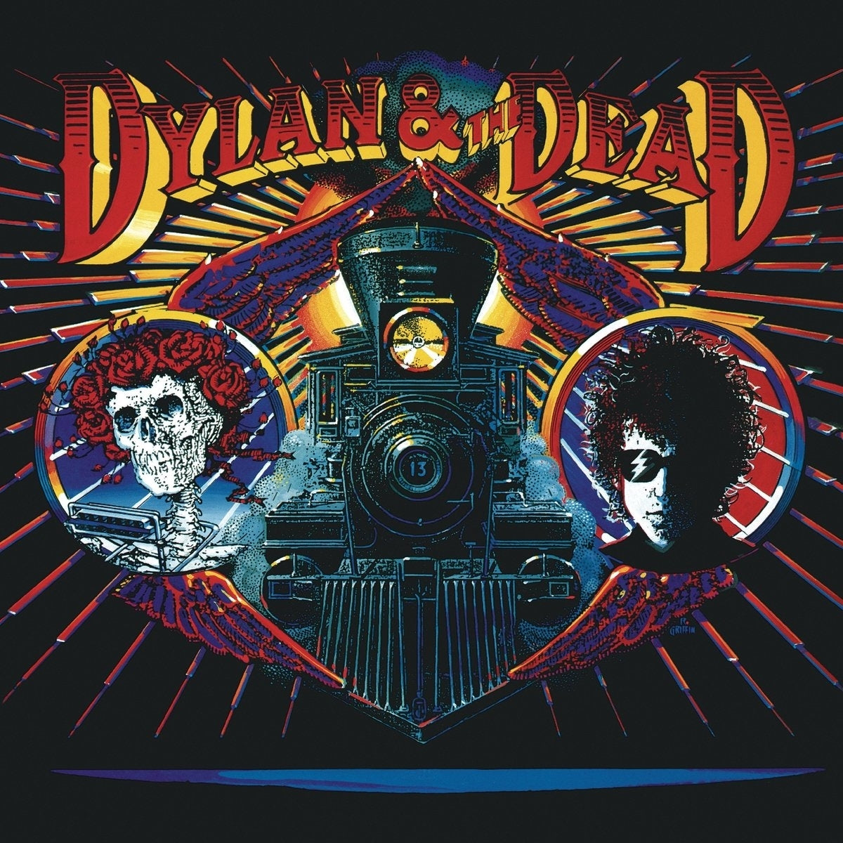 Bob Dylan and The Grateful Dead – Dylan & the Dead vinyl record cover