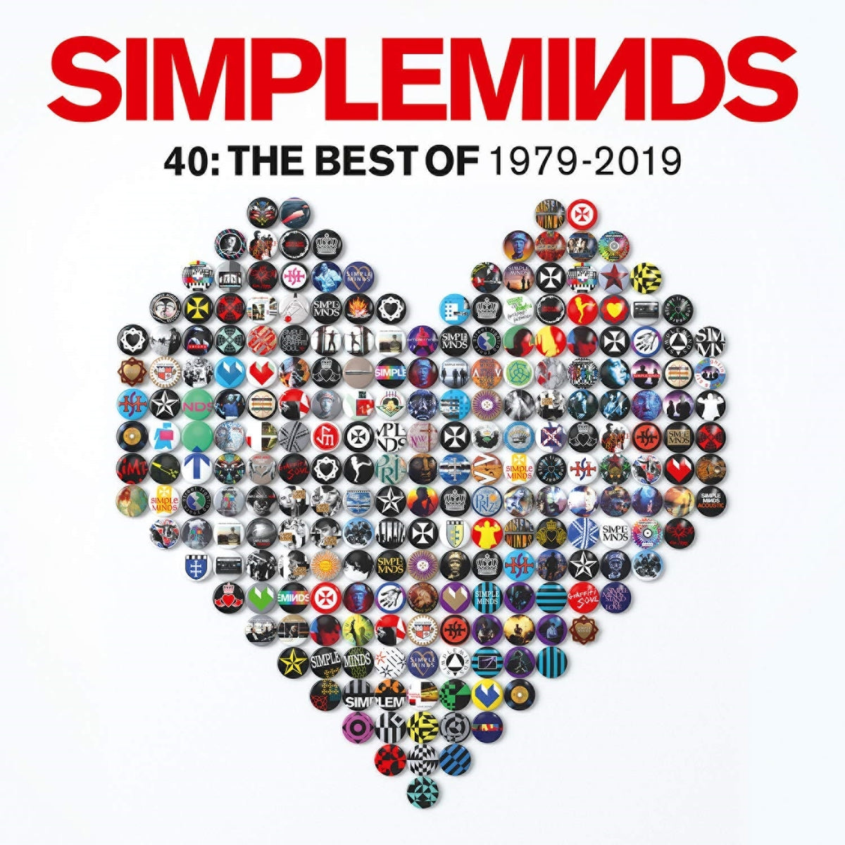 Simple Minds – 40 vinyl record cover