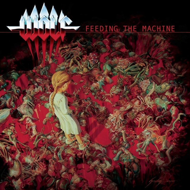 Wolf – Feeding the Machine vinyl record cover