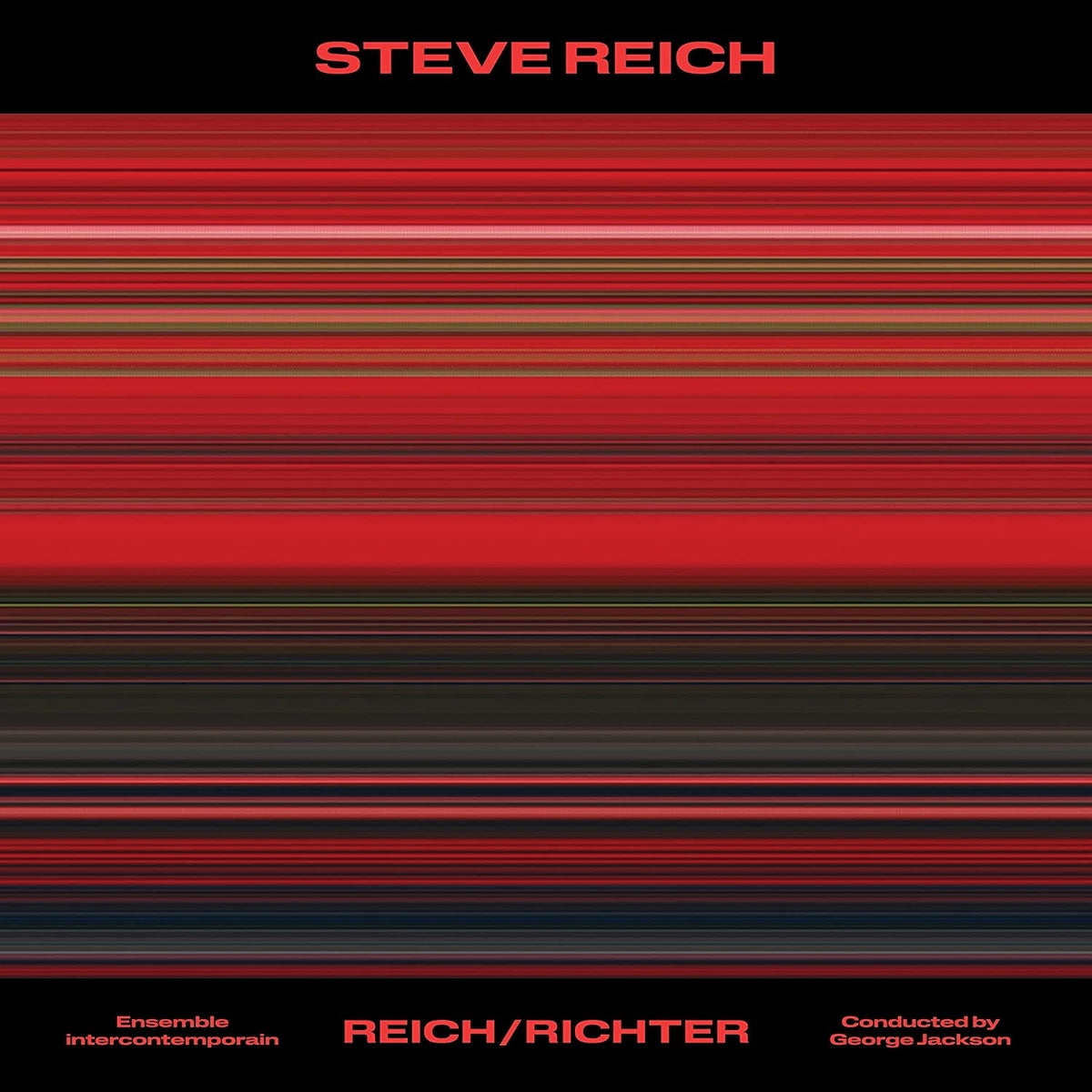 Ensemble Intercontemporain – Steve Reich: Reich/Richter vinyl record cover