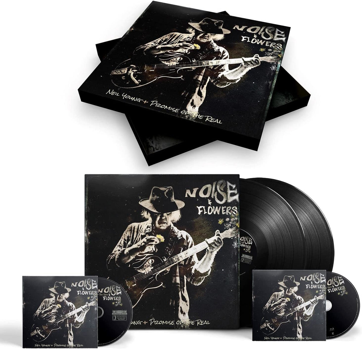 Neil Young and Promise of the Real – Noise & Flowers (Box Set) vinyl record cover