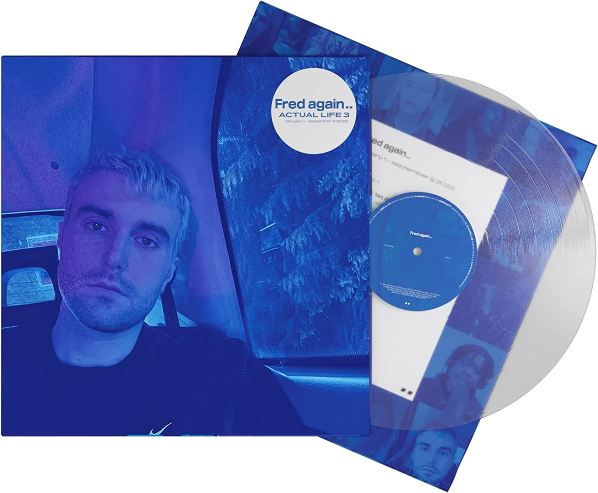 Fred Again.. – Actual Life 3 (January 1 – September 9 2022) (Clear LP) by Fred Again.. vinyl record cover