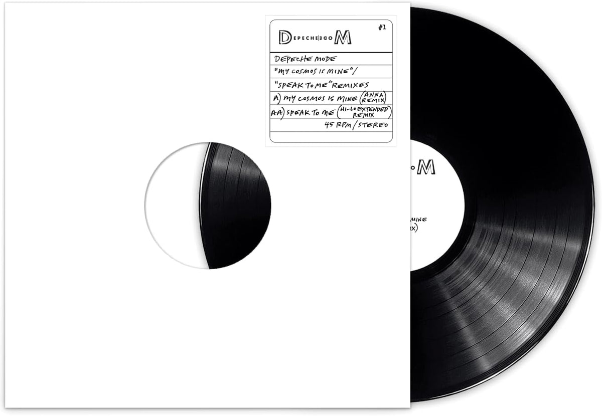 Depeche Mode – My Cosmos Is Mine/Speak to Me (Remixes) vinyl record cover