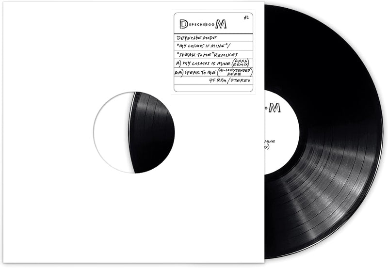 Depeche Mode – My Cosmos Is Mine/Speak to Me (Remixes) vinyl record cover